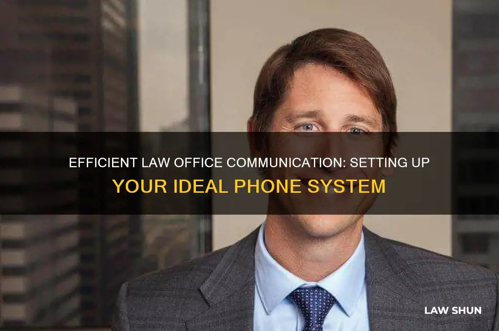 how to set up your law office phone system