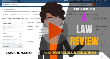 Mastering the Art of Short Citing Law Reviews: A Comprehensive Guide