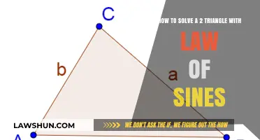 Mastering Triangle Solutions: Applying the Law of Sines to Two Triangles