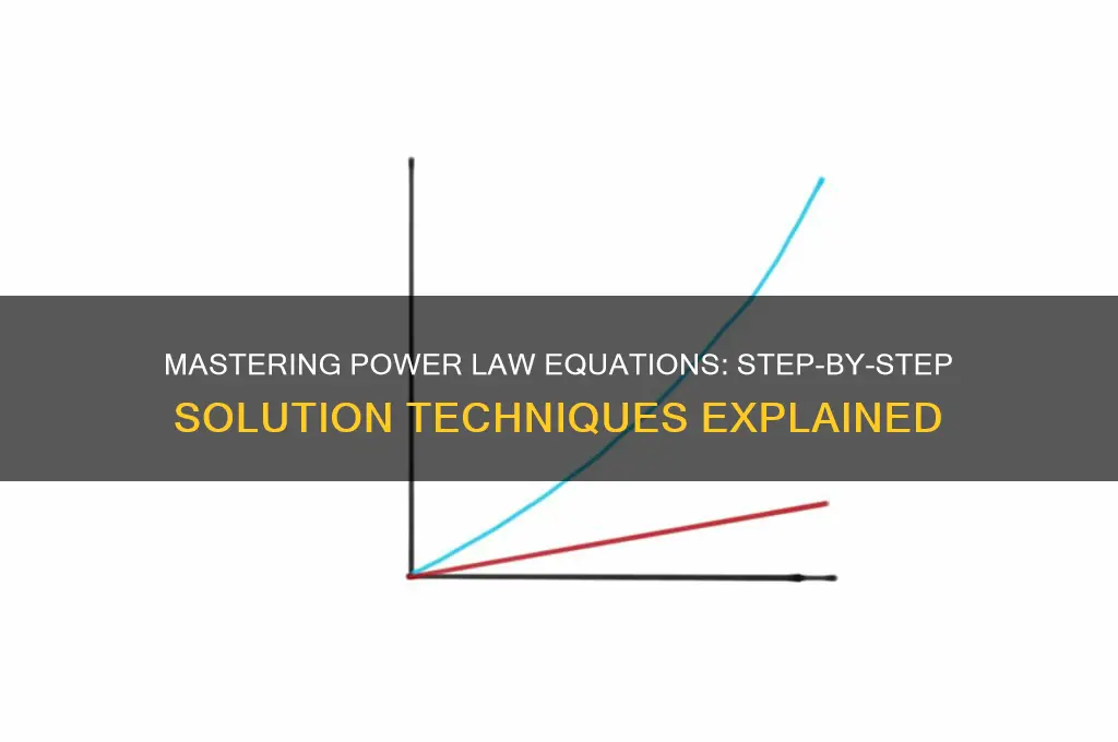 how to solve equation with power law