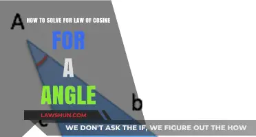 Mastering the Law of Cosines: Solving for Angles Step-by-Step