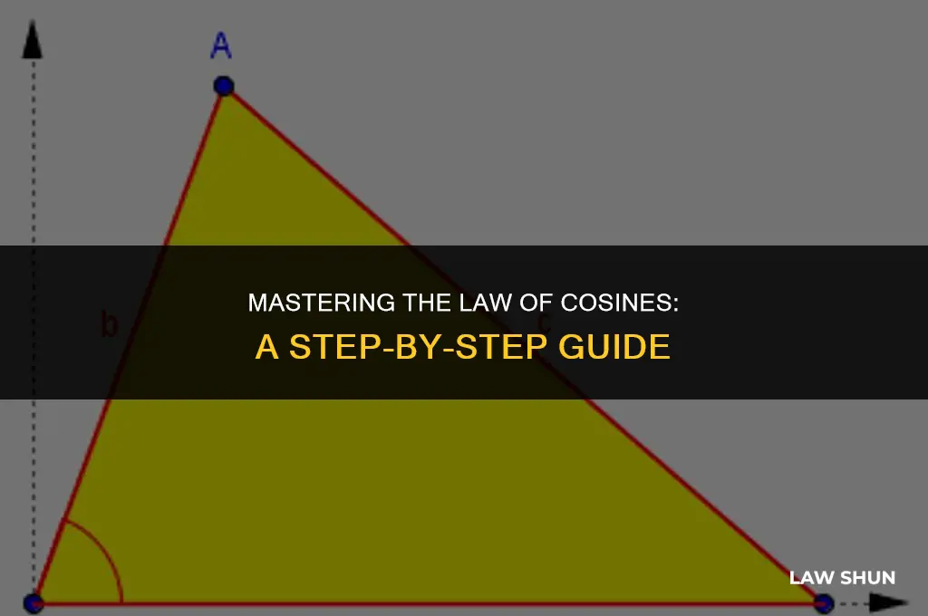 how to solve law of cosines