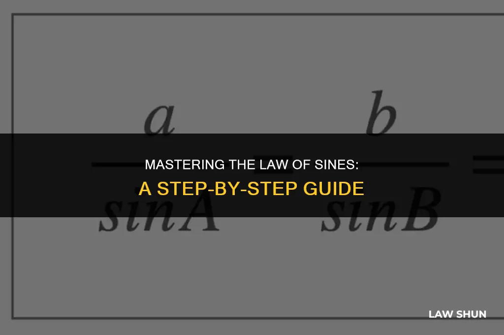 how to solve law of sines