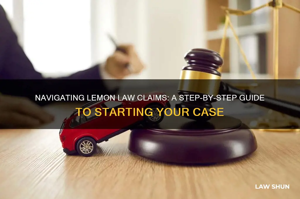 how to start a lemon law claim