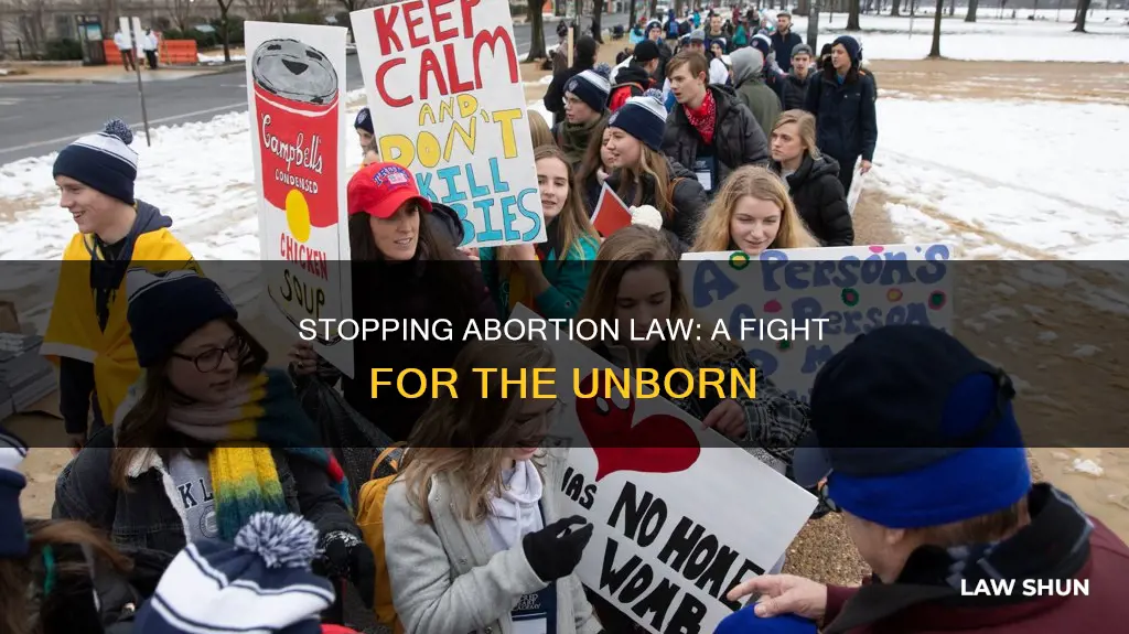 how to stop abortion law