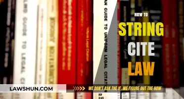 Mastering Legal Citations: A Guide to String Citing Law Effectively