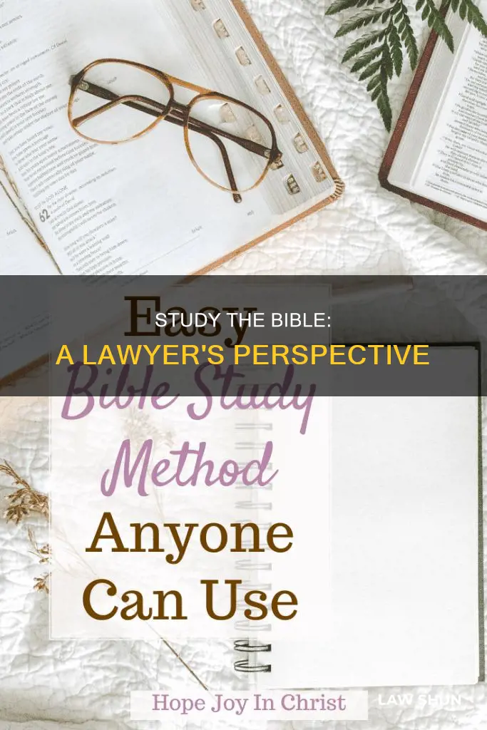 how to study the bible like case law