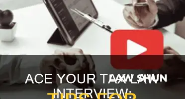 how to succeed in a tax law interview