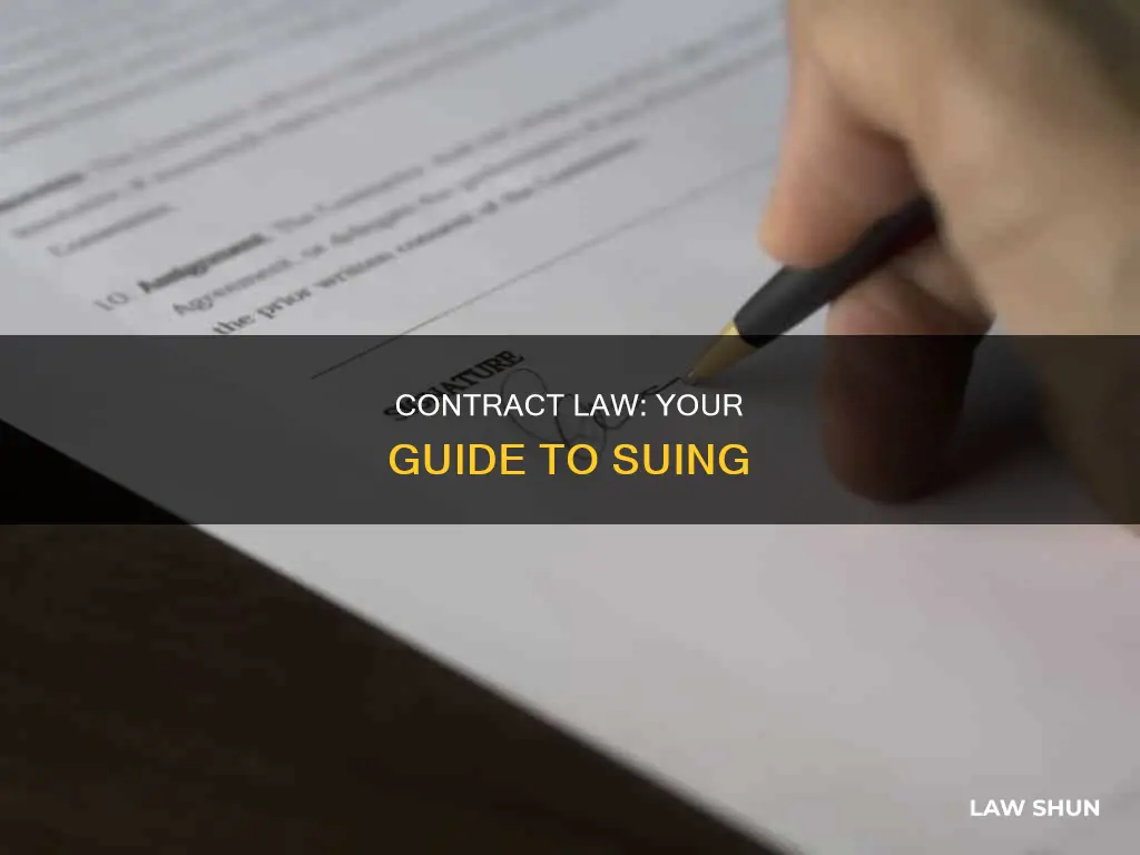how to sue under contract law