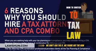 Switching to Tax Law: A Guide for Career Changers