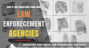 How to Obtain Fingerprint Forms from Law Enforcement Agencies