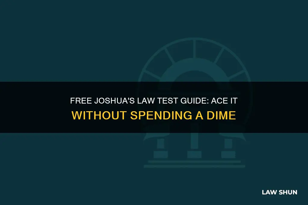 how to take ga joshua