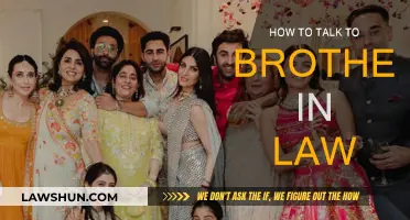 Building a Bond: Talking to Your Brother-in-Law