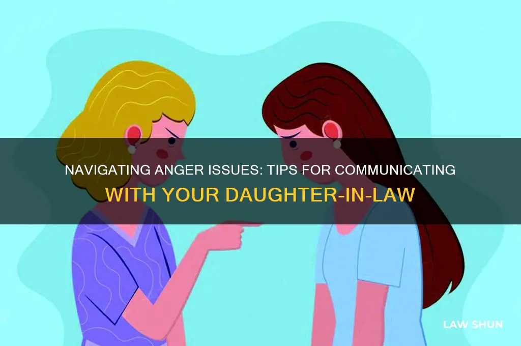 how to talk to daughter in law about anger issues