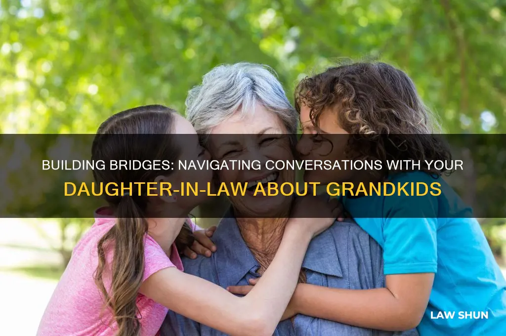 how to talk to my daughter in-law about the grandkids