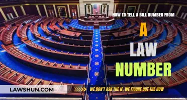 Distinguishing Bill Numbers from Law Numbers: A Clear Identification Guide
