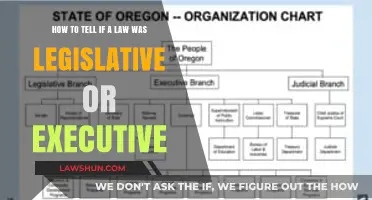 Legislative vs. Executive: Identifying the Origin of a Law