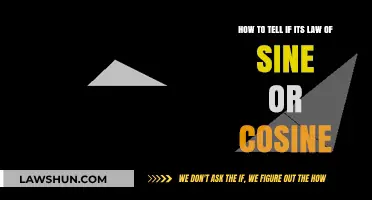 Sine or Cosine: Identifying the Right Law for Your Triangle