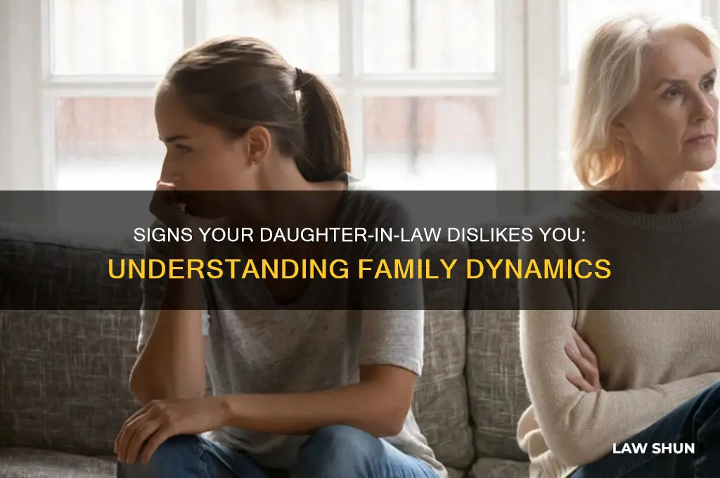 how to tell if your daughter in law hates you