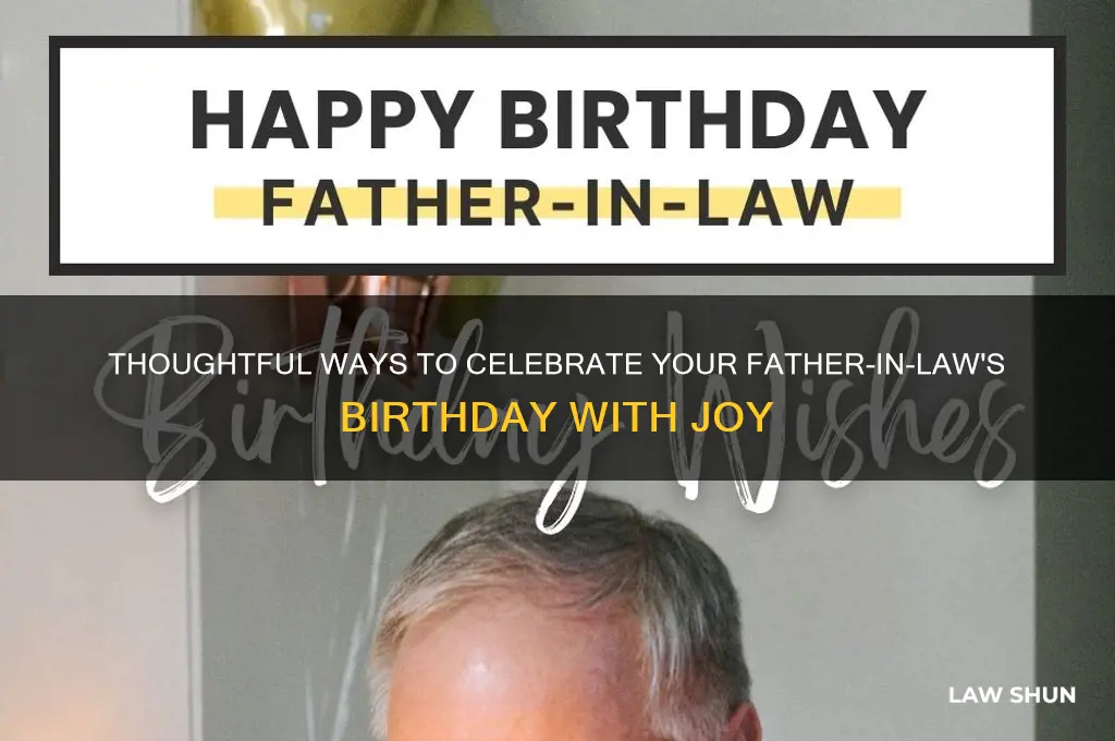 how to tell your father in law happy birthday
