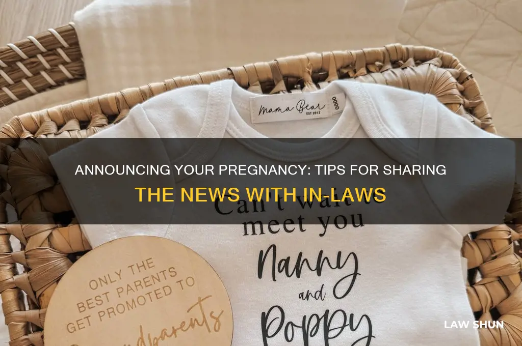 how to tell your in laws that you are pregnant