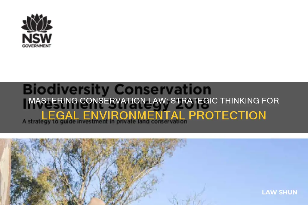 how to think like a conservation law lawyer