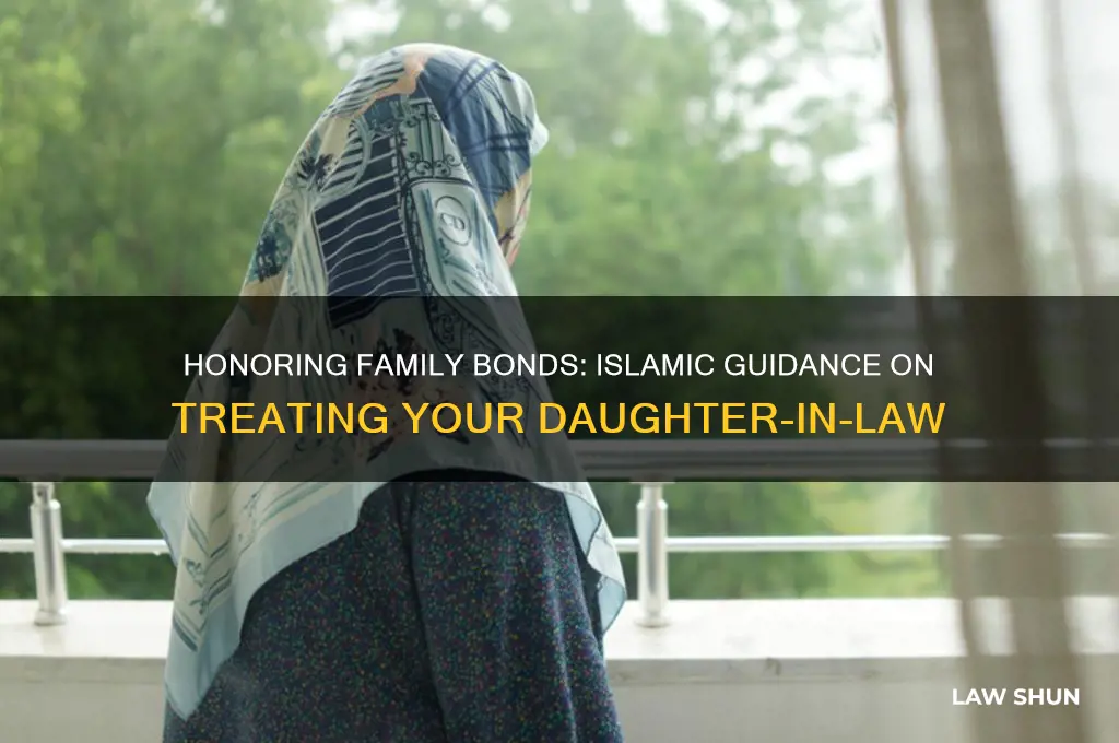 how to treat daughter in law in islam