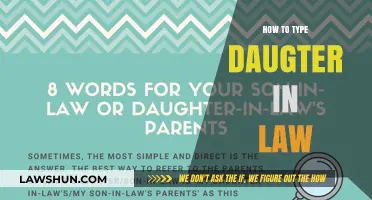 Mastering the Correct Spelling: How to Type 'Daughter-in-Law' Effortlessly
