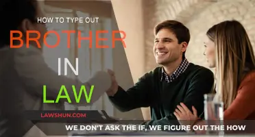The Correct Way to Write 'Brother-in-Law