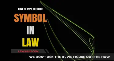 Mastering Legal Typography: How to Insert the Code Symbol in Law Documents