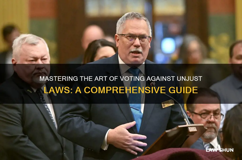 how to vote against laws