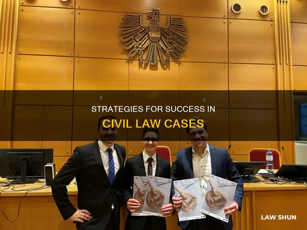 how to win a civil law case