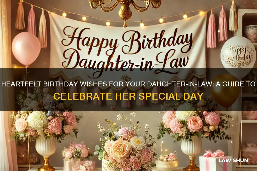 how to wish birthday to daughter in law