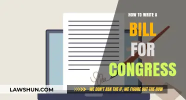 Crafting Effective Legislation: A Step-by-Step Guide to Writing a Congressional Bill