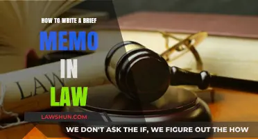Mastering Legal Memo Writing: Concise Tips for Effective Briefs