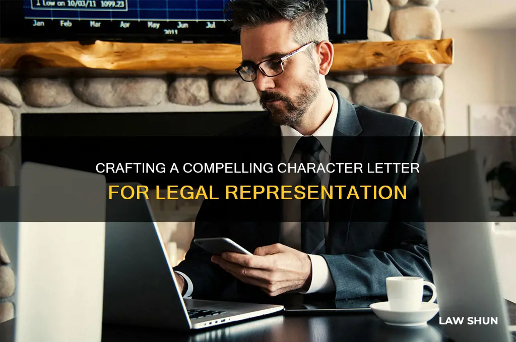 how to write a character letter to a lawer