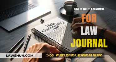 Mastering Legal Commentary: A Guide to Writing for Law Journals