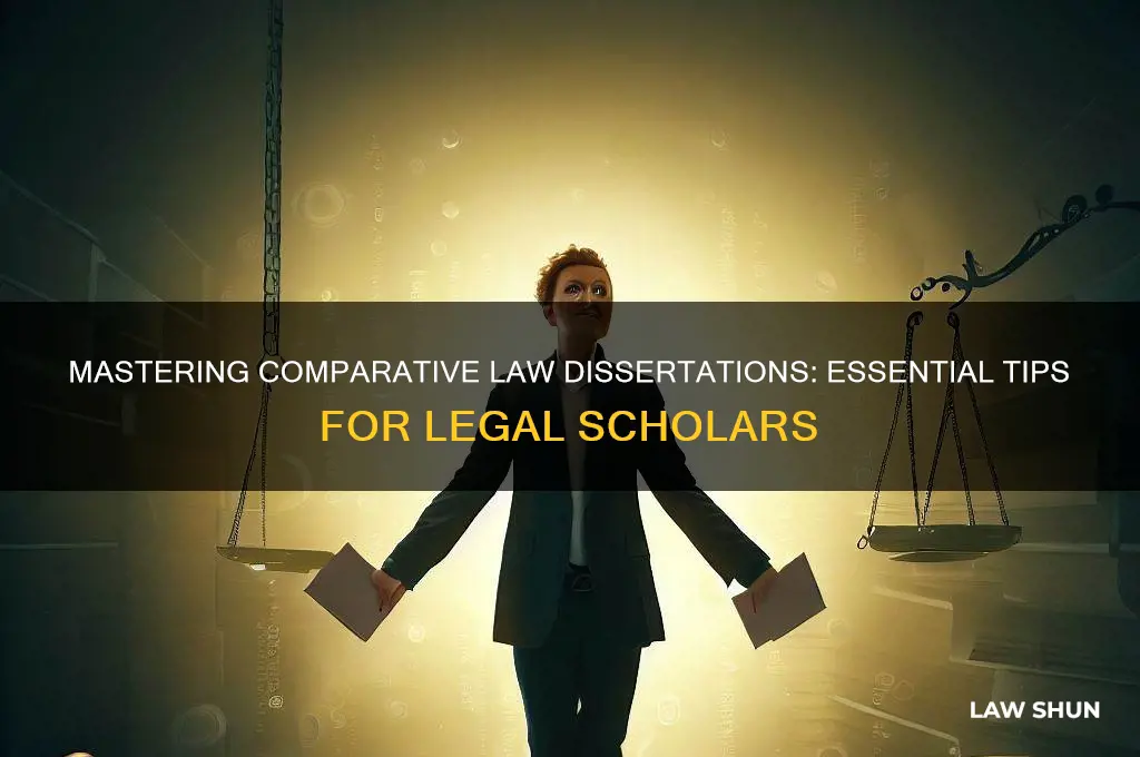 how to write a comparative law dissertation