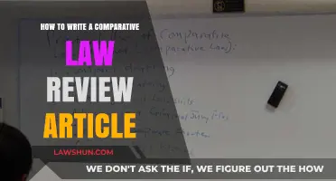 Mastering Comparative Law Review Articles: Essential Tips for Effective Writing