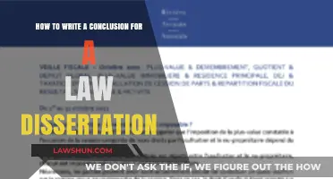 Mastering the Art of Concluding Your Law Dissertation Effectively