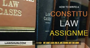 Writing Constitutional Law Assignments: A Step-by-Step Guide