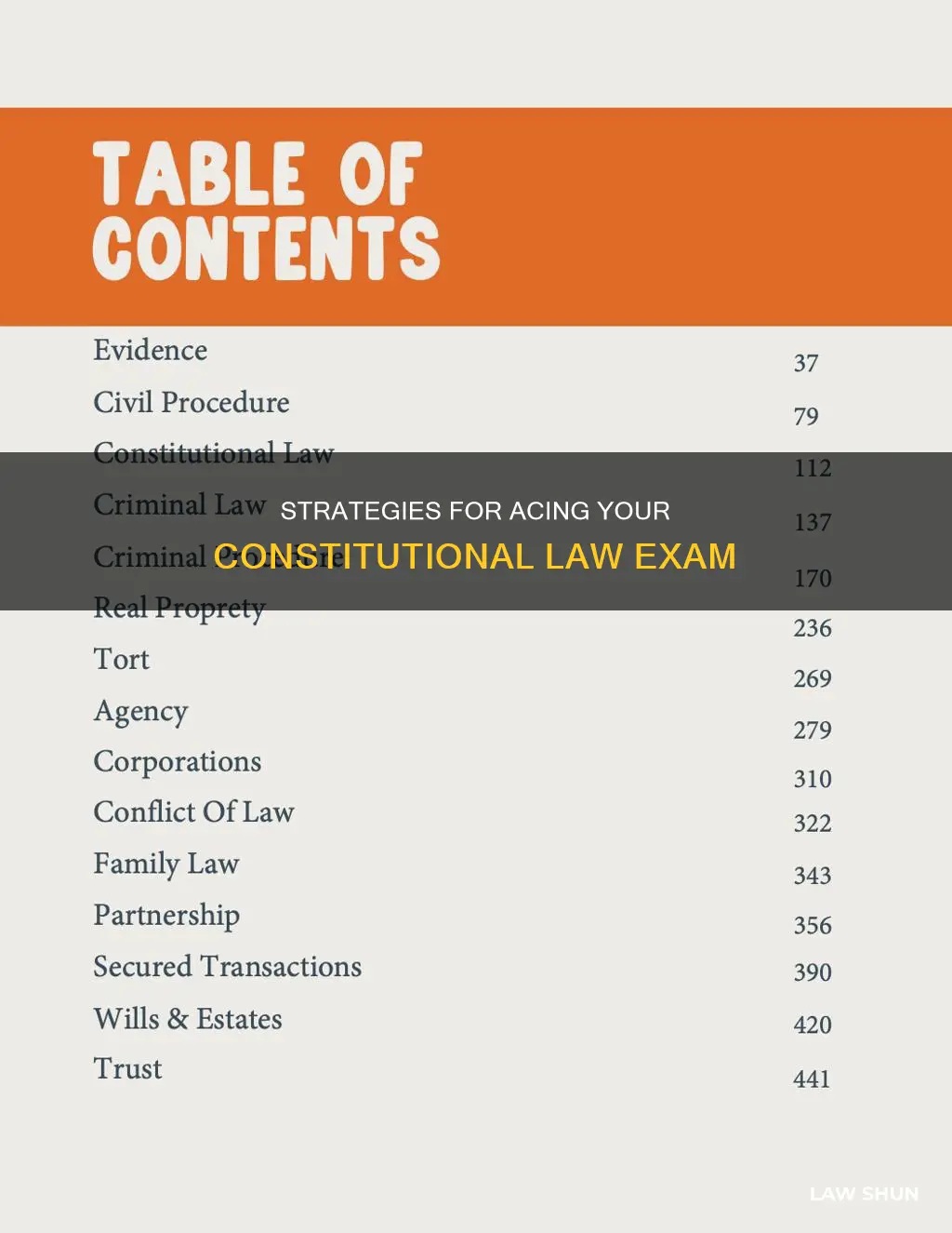 how to write a constitutional law exam