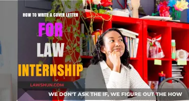 Crafting a Winning Law Internship Cover Letter: Expert Tips & Strategies