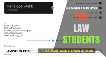 Crafting a Winning Law Student Cover Letter: Essential Tips and Strategies