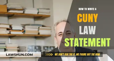 Crafting a Compelling CUNY Law Personal Statement: Tips and Strategies