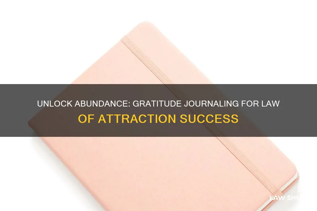 how to write a gratitude journal law of attraction