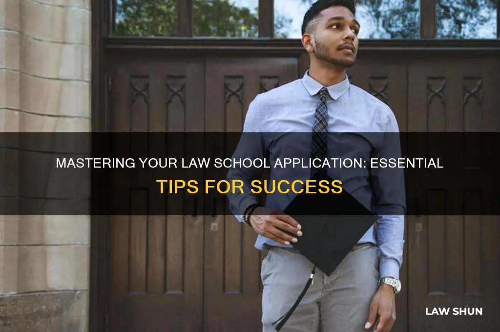 how to write a law application