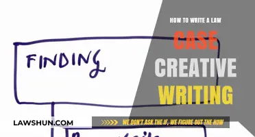 Creative Writing: Crafting Law Case Narratives