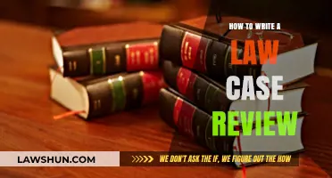 Writing a Law Case Review: A Step-by-Step Guide
