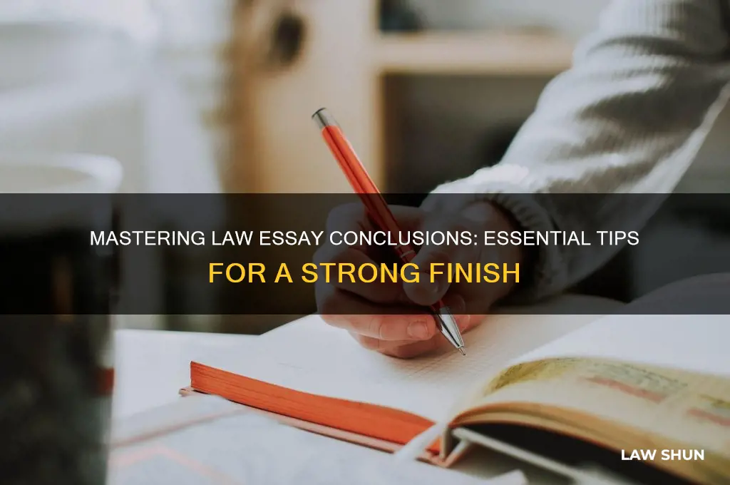 how to write a law essay conclusion